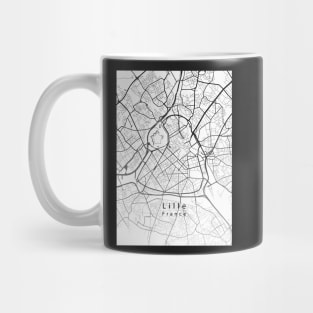 Lille France City Map Mug